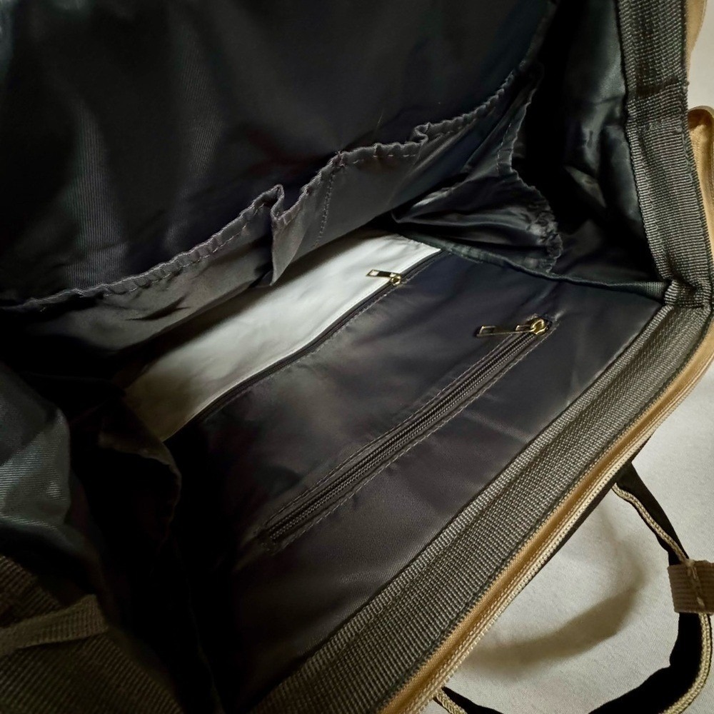 Wowtina Black Backpack with Gold Zippers - Picture 4 of 7